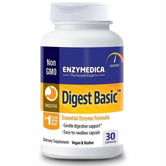 Suplement diety, Enzymedica Digest Basic 30 kapsułek Enzymedica