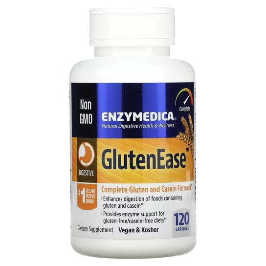 Suplement diety, Enzymedica, Glutenease, 120 Kaps. Enzymedica