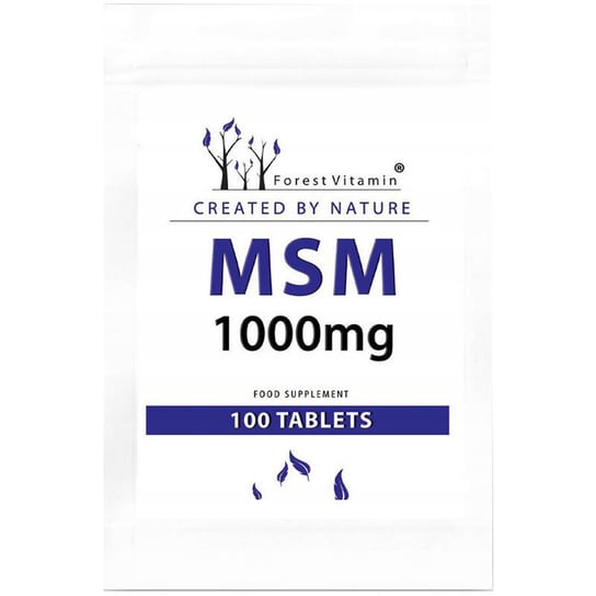 Suplement diety, Forest Vitamin, MSM 1000mg, 100 tab. Sklep