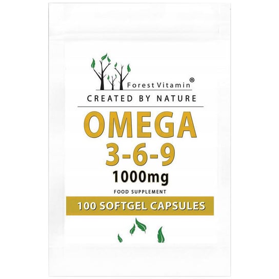 Suplement diety, FOREST VITAMIN Omega 3-6-9 1000mg 100caps Forest Vitamin