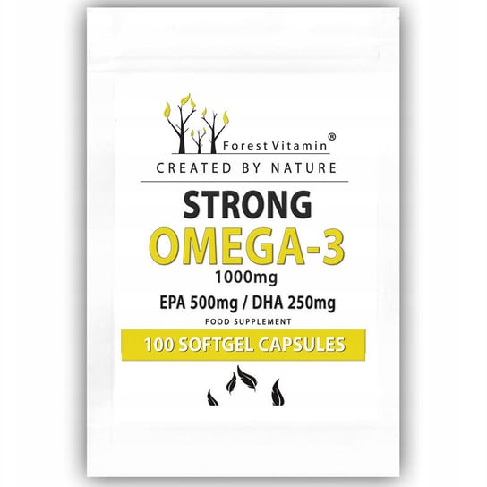Suplement diety, Forest Vitamin, Strong Omega-3, 100kaps. Forest Vitamin