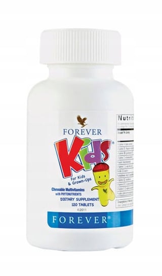 Suplement diety, Forever Kids, Witaminy I Minerały Dla Dzieci, 120 Tab. Forever Living Products