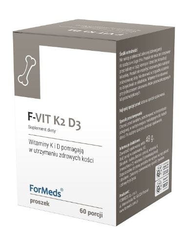 Suplement diety, ForMeds, witamina K2 D3, 48 g Formeds