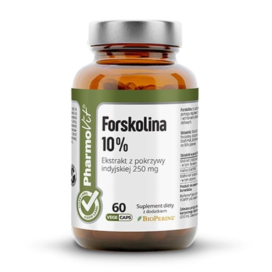 Suplement diety, Forskolina 10% 60 Kapsułek Clean Label - Pharmovit Pharmovit