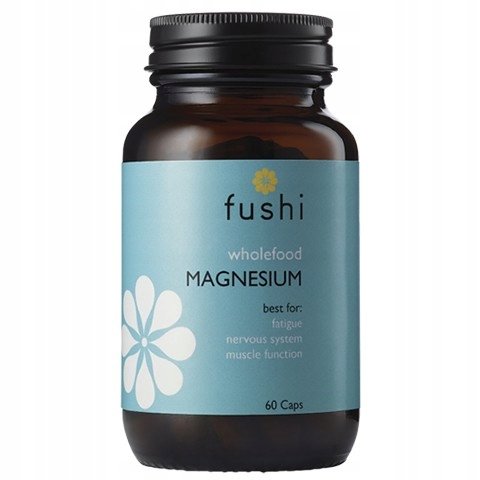 Suplement diety, Fushi, Magnez Whole Food Magnesium, 60 kaps. Fushi