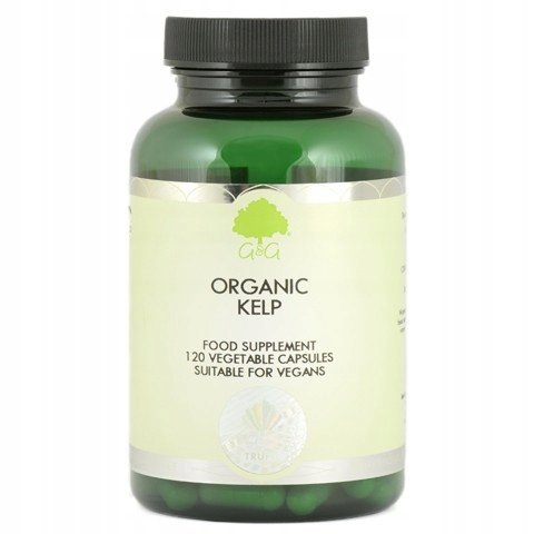 Suplement diety, G&G, Organic Kelp Jod, 120 kaps. G&G