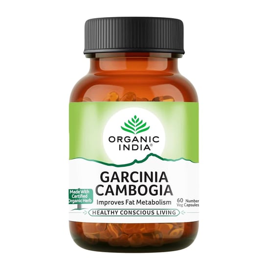 Suplement diety, Garcinia Cambogia metabolizm tłuszczów Organic India, 60 kapsułek Inna marka