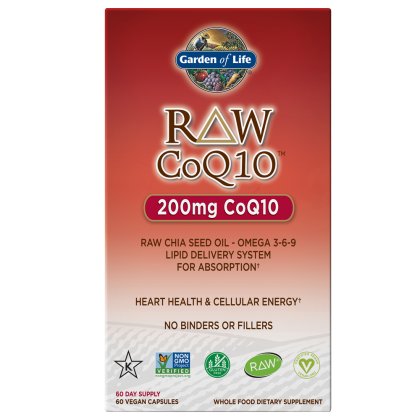 Suplement diety, Garden of Life, RAW CoQ10 - Koenzym Q10 200 mg, 60 kaps. Inna marka