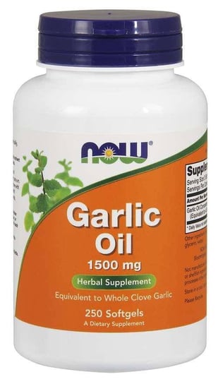 Suplement diety, Garlic Oil - Olej z Czosnku 3 mg - Czosnek (250 kaps.) Inna marka