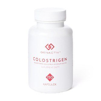 Suplement diety, GENACTIV Colostrigen kapsułki 200mg, 120 kaps. - bioaktywne Colostrum Bovinum 2h Genactiv