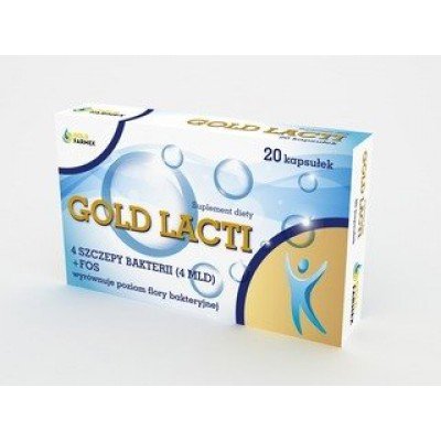Suplement diety, Gold Lacti, 20 Kaps. GOLDFARMEX Sp. z o.o.