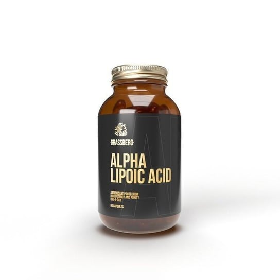 Suplement diety, Grassberg, ALA - Alpha Lipoic Acid, 60 kaps. GRASSBERG