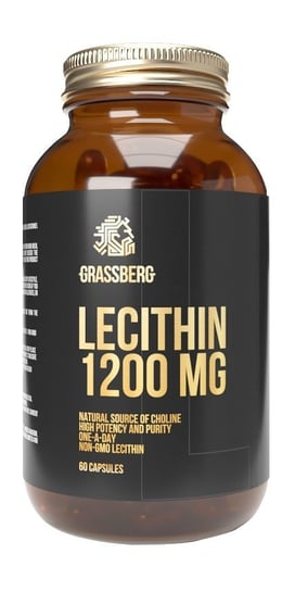 Suplement diety, Grassberg, Lecithin 1200 mg  (60 kaps.) GRASSBERG
