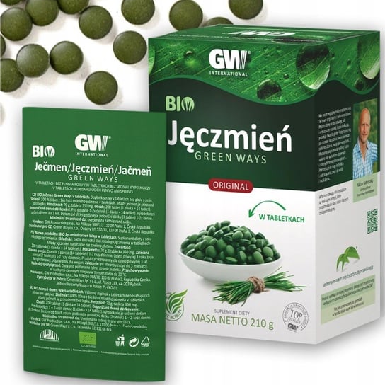 Suplement diety, Green Ways, 1 saszetka - BIO JĘCZMIEŃ w tabletkach, 70g Inna marka