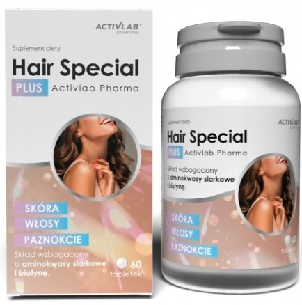 Suplement diety, Hair Special Plus, Witaminy + biotyna, 60 tabl. Hair Special Plus