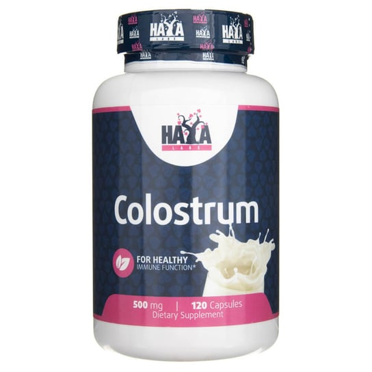 Suplement diety, Haya Labs, Colostrum 500 mg, 120 kaps. Haya Labs
