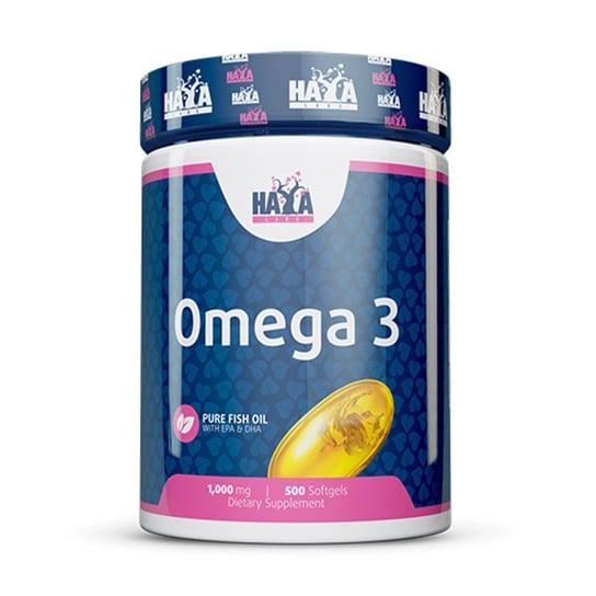 Suplement diety, Haya Labs, Omega 3 1000 mg, 500 kaps. Haya Labs