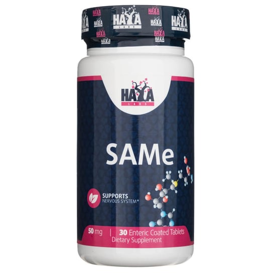 Suplement diety, Haya Labs, SAMe 50 mg - 30 tabletek Haya Labs