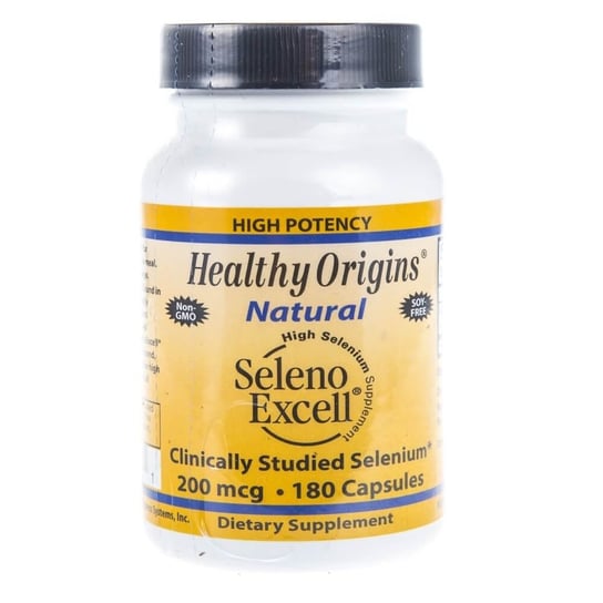 Suplement diety, Healthy Origins, Seleno Excell 200 mcg, 180 kapsułek Healthy Origins
