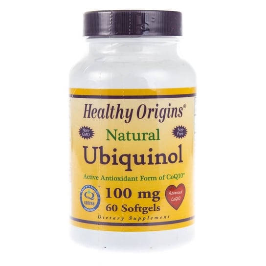 Suplement diety HEALTHY ORIGINS Ubichinol (Ubiquinol) 100 mg, 60 kapsułek Healthy Origins