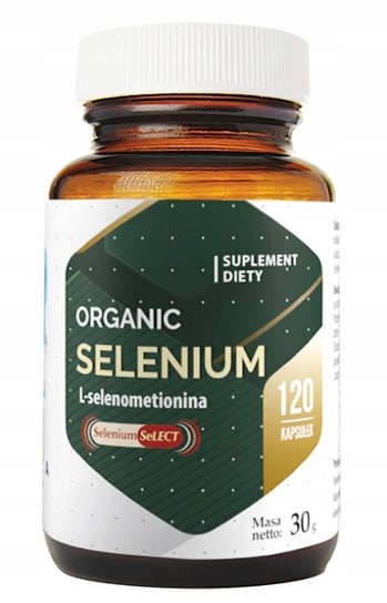 Suplement diety, HEPATICA Organic Selenium - Selenium SeLECT 200 mcg (120 kaps.) Hepatica