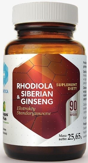 Suplement diety, Hepatica Rhodiola I Siberian Ginseng 90 Kaps. Hepatica