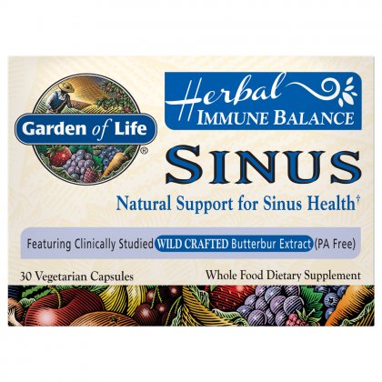 Suplement diety, Herbal Immune Balance Sinus (30 kaps.) Garden of Life