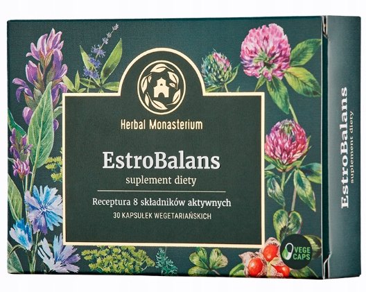 Suplement diety, Herbal Monasterium, EstroBalans menopauza, 30 kaps. Herbal Monasterium