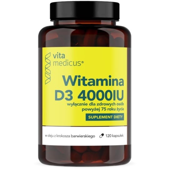 Suplement diety, Herbamedicus, Vita medicus witamina D3 4000 IU powyżej 75 roku Herbamedicus