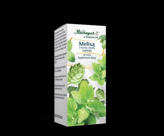 Suplement diety, Herbapol Melisa z szyszką chmielu 30 tab HERBAPOL KRAKÓW
