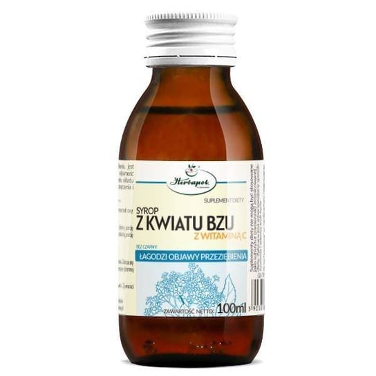 Suplement diety, Herbapol Syrop z Kwiatu Bzu z Wit. C 100 ml HERBAPOL KRAKÓW