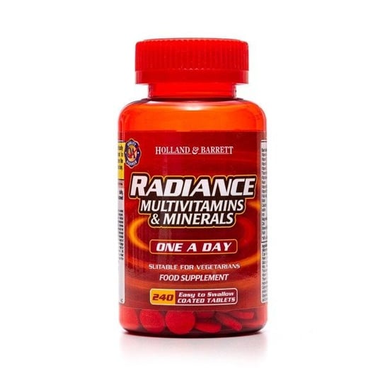Suplement diety, Holland & Barrett, multiwitaminy i minerały Radiance, 240 tabletek HOLLAND & BARRETT