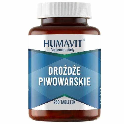 Suplement diety, Humavit, Drożdże Piwowarskie, 250tabl. Humavit