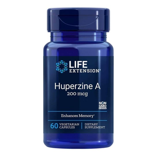 Suplement diety, Huperzine A - Hupercyna A 200 mcg (60 kaps.) Life Extension
