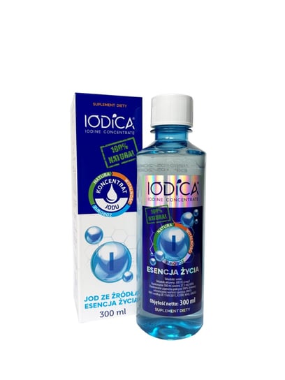 Suplement diety, Iodica koncentrat naturalnego jodu 300 ml Iodica