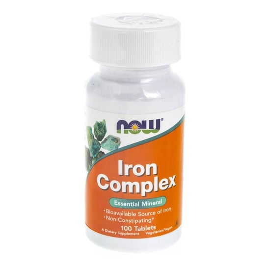 Suplement diety Iron Complex NOW FOODS, 100 tabletek Now Foods