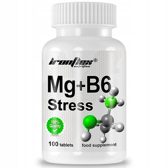 Suplement diety, Ironflex Mg+B6 Stress 100Tabs Ironflex