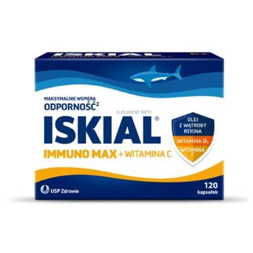 Suplement diety, Iskial Immuno Max + witamina C, 120 kaps. USP Zdrowie