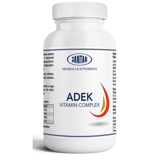 Suplement diety, Jantar Adek Vitamin Complex 500 mg 90 k JANTAR