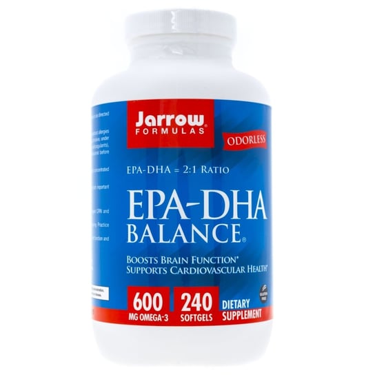 Suplement diety JARROW FORMULAS EPA-DHA Balance 600 mg, 240 kapsułek Jarrow Formulas