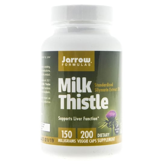 Suplement diety JARROW FORMULAS Ostropest Plamisty (Milk Thistle) 150 mg, 200 kapsułek Jarrow Formulas