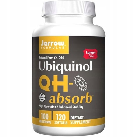 Suplement diety, Jarrow Formulas Ubiquinol QH-absorb, 100 mg, 120 kapsułek Jarrow
