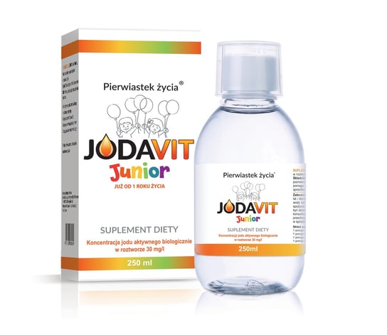 Suplement diety, Jodavit Junior – jod dla dzieci w płynie, 250 ml Jodavita