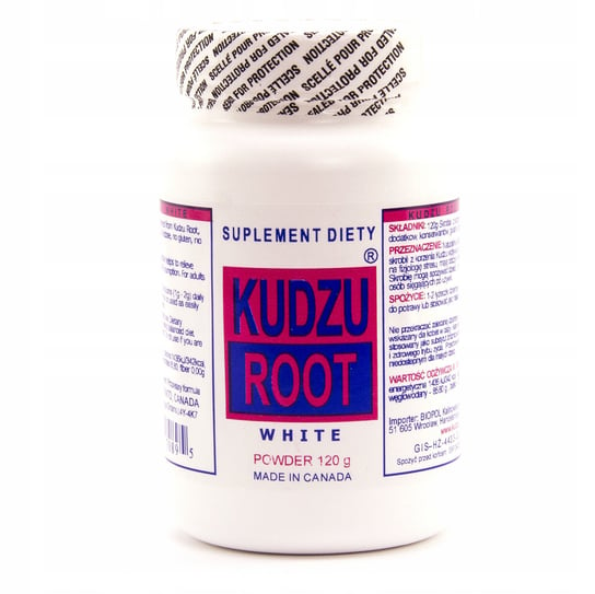 Suplement diety, K&K Herbal, Kudzu Root White, 120 G Inna marka