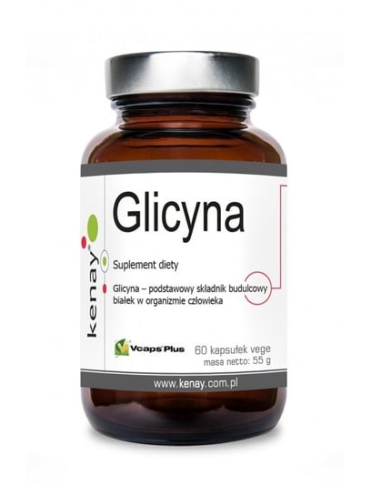Suplement diety, Kenay, Glicyna 800 Mg, 60 Kaps. Kenay