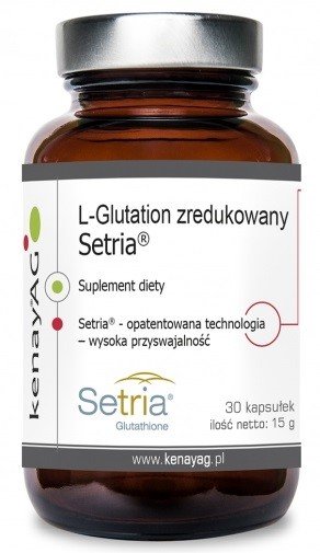 Suplement diety, Kenay L-Glutation Zredukowany Setria 30 Kaps. Inna marka