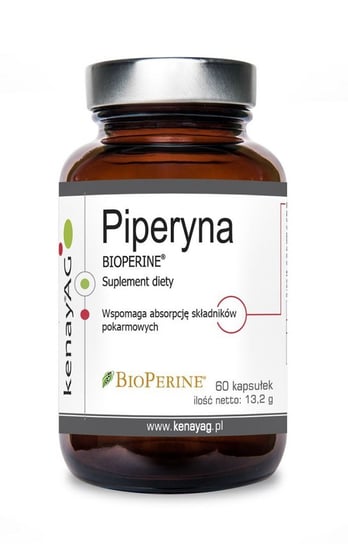 Suplement diety, KENAY Piperyna BioPerine 10,5mg, 60kaps. Kenay
