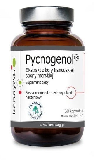 Suplement diety, Kenay Pycnogenol Ekstrakt z kory sosny morskiej KenayAg