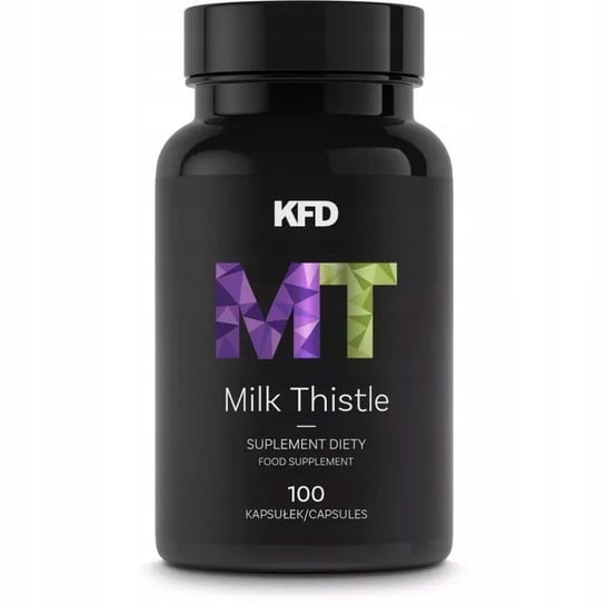 Suplement diety, KFD Milk Thistle- Ostropest Plamisty 100 kaps KFD