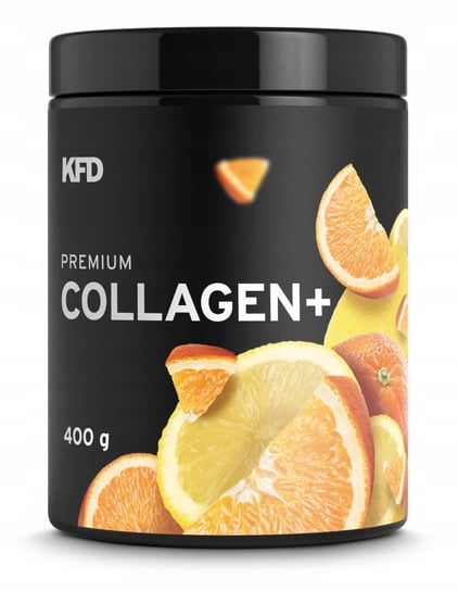 Suplement diety, KFD Premium Collagen Plus - 400 g pomarańczowo - cytrynowy zdrowe kości KFD
